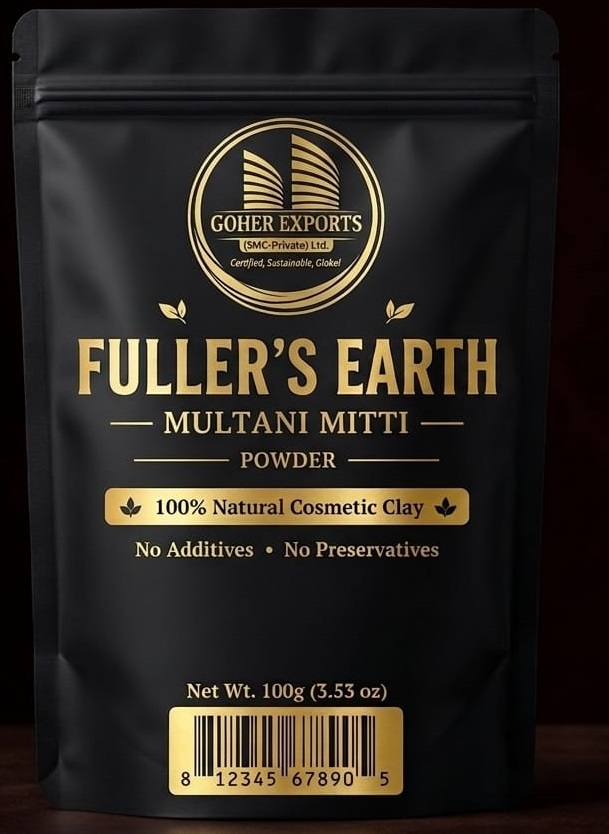 Goher Exports Premium Fullers Earth Powder Multani Mitti